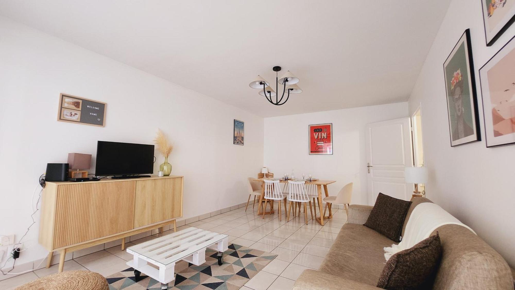 Le Gabrielle-Charmant Appartement-Parking Rouen Exterior foto